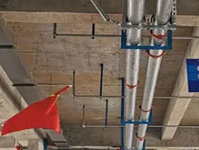 融水管廊支架的安装方法